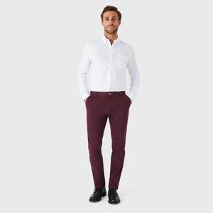 Spoke Smart, office-ready chinos 31W Mulberry